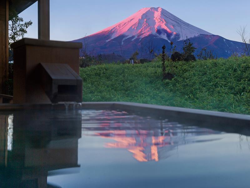 Fujisan Onsen Bessho Sasa Fujiyoshida Exterior foto