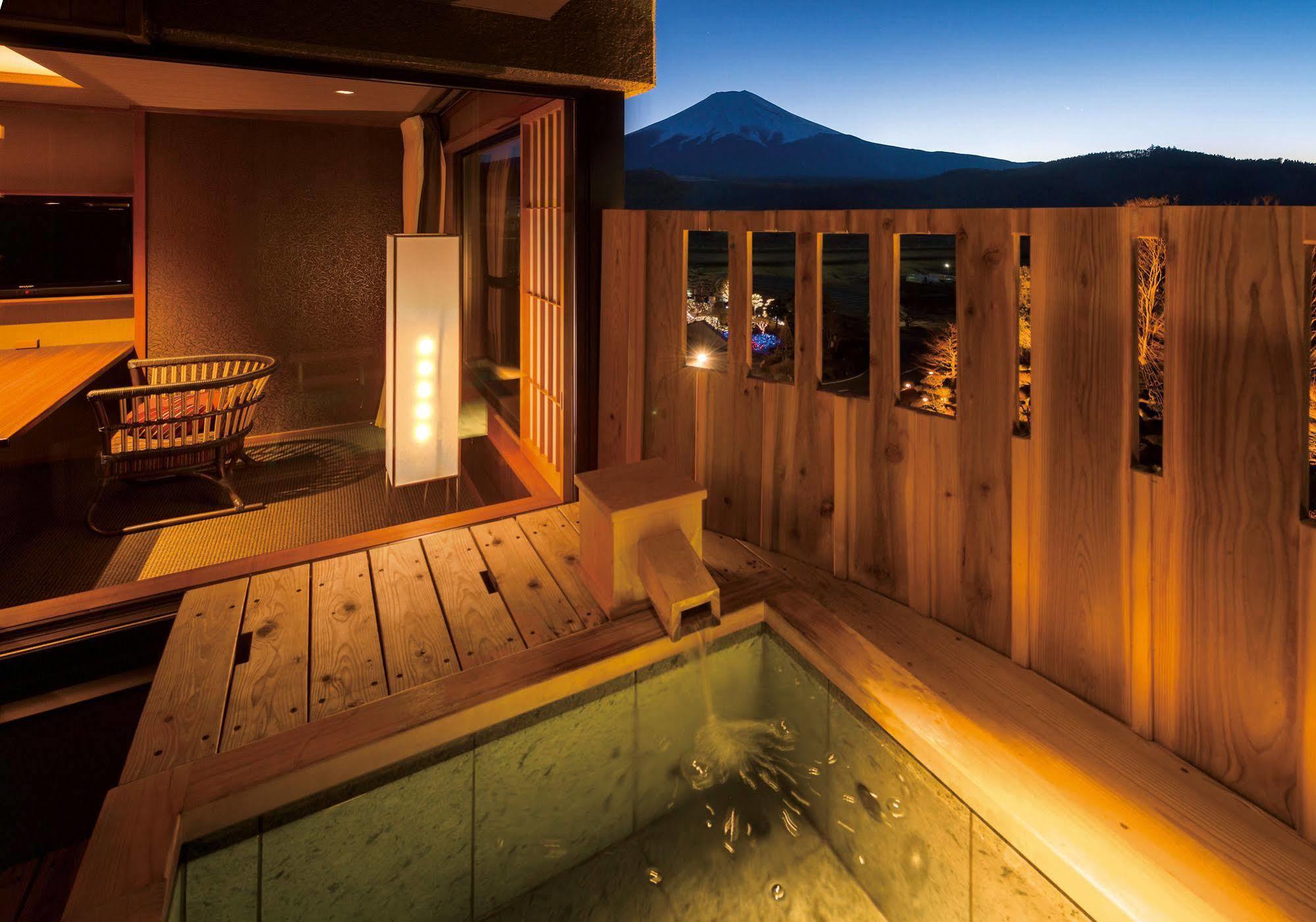 Fujisan Onsen Bessho Sasa Fujiyoshida Exterior foto